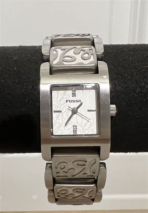 fossil stainless steel bracelet.